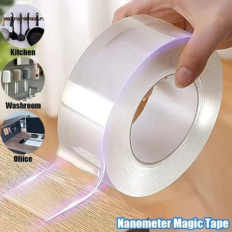 Nano Tape Double-Sided Adhesive Tape Traceless Waterproof Tape For Bathroom Kitchen Sink Tap Gel Sticker