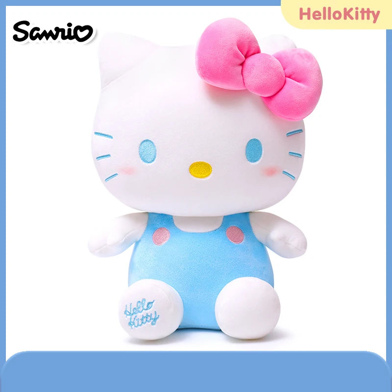 Anime Sanrio Hello Kitty Kulomi Cute Stuffed Plush Toys Plushies Soft Pillow Kawaii Pink Birthday Party Gift For Kid Girl Friend