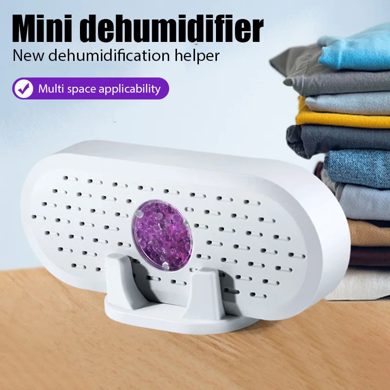 Mini Air Dryer Reusable Portable Electric Dehumidifiers USB Charging Energy Saving Electric Dryer for Closet Shoe Cabinet